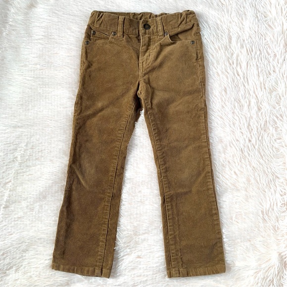 Janie and Jack Dark Tan Corduroy Pants•Size 5 - Picture 2 of 5